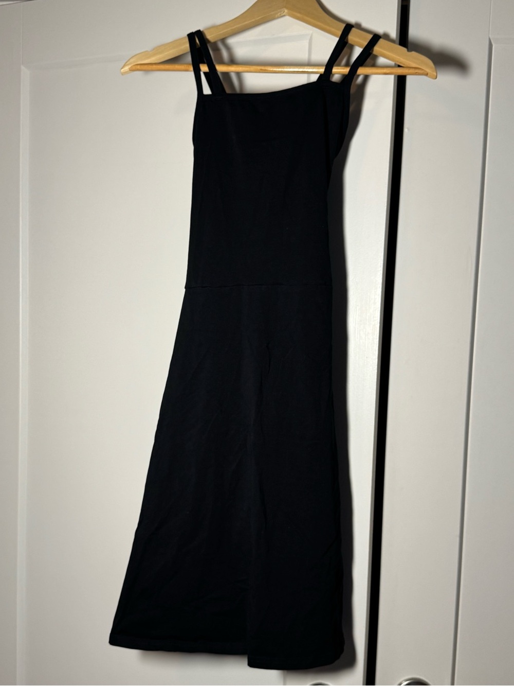 NWOT Pact Organic Cotton Strappy Cross Back Fit & Flare Dress M